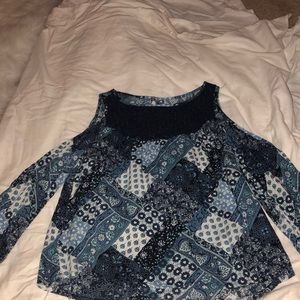 Adorable kids cold shoulder top